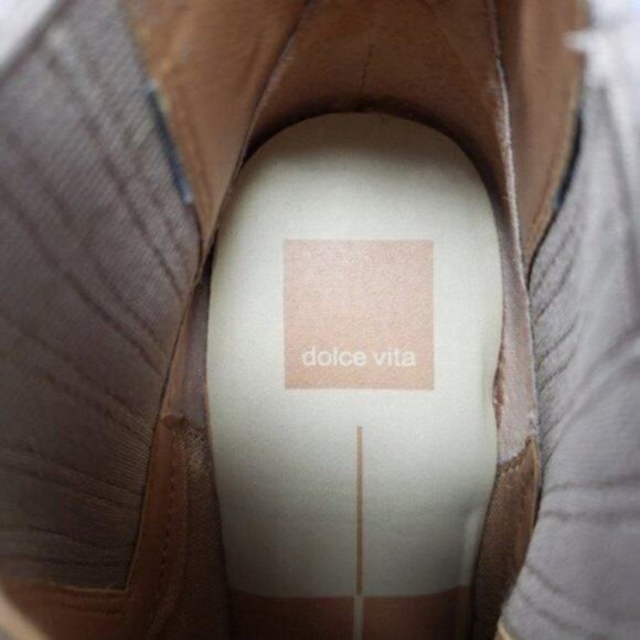 NWT Dolce Vita | Taupe Suede Jones Chelsea Western Style Bootie - Picture 2 of 7